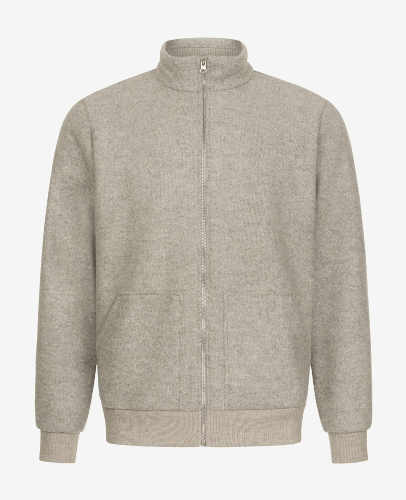 KNITTED BEIGE CARDIGAN 