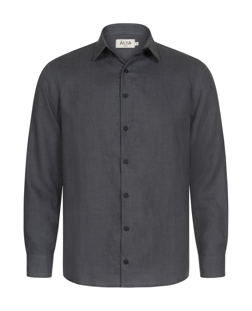 Grey linen shirt