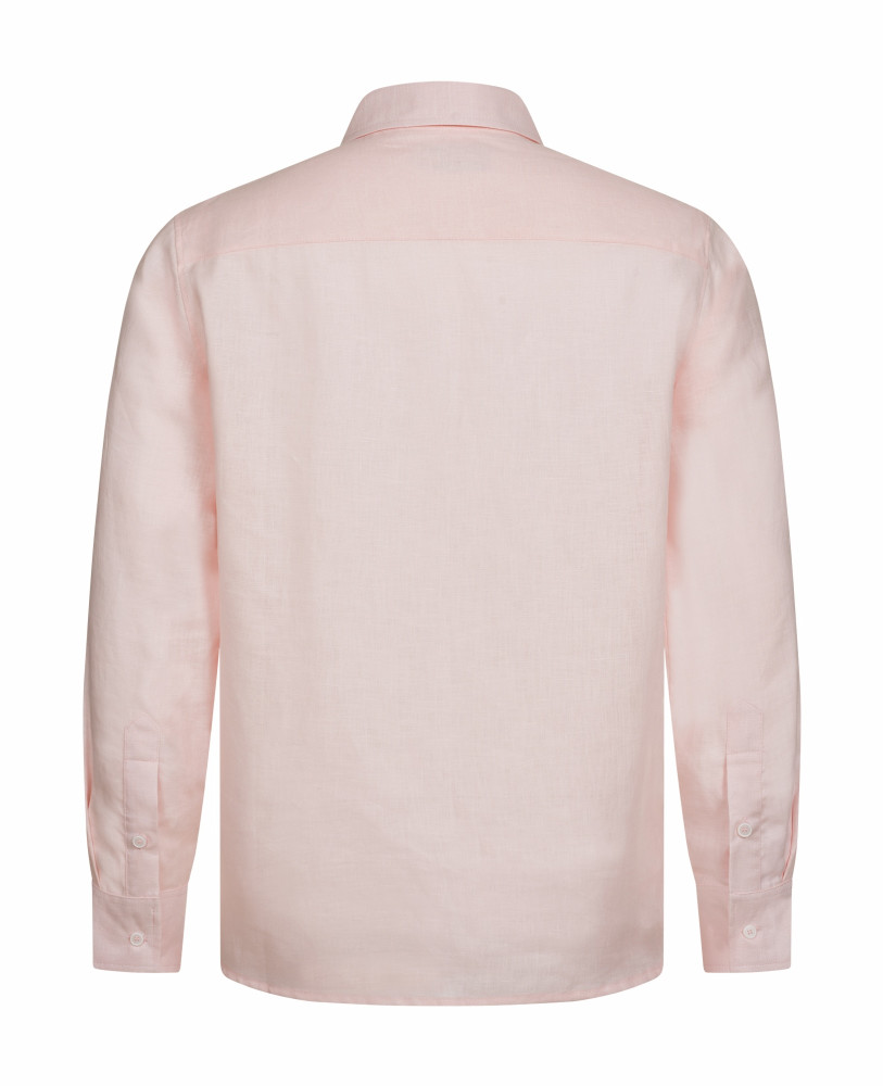 PINK LINEN SHIRT