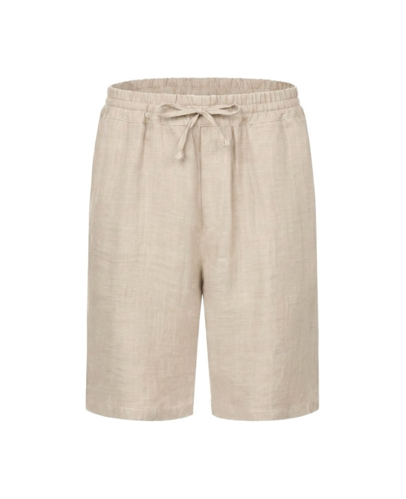 SAND LINEN SHORTS
