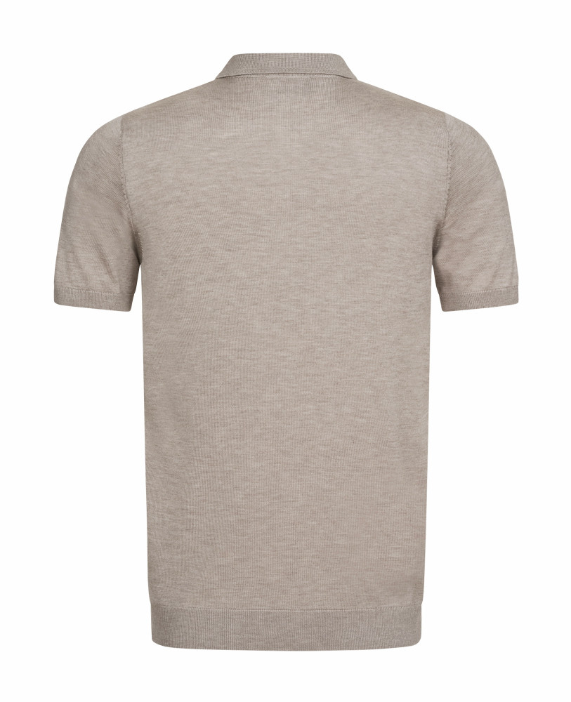 HALF ZIP BIEGE POLO