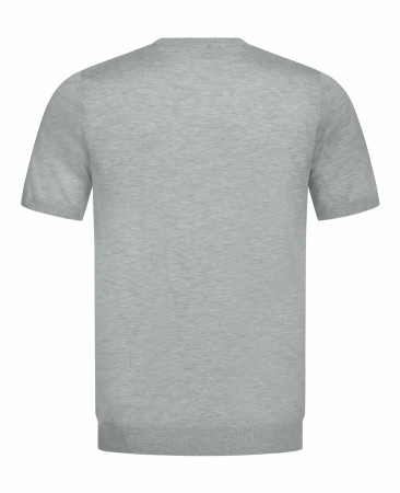 KNITTED GREY T-SHIRT