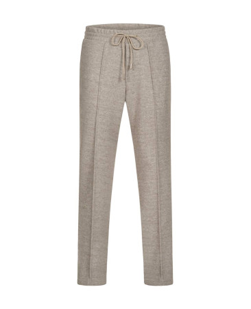 BEIGE WOOL TROUSERS