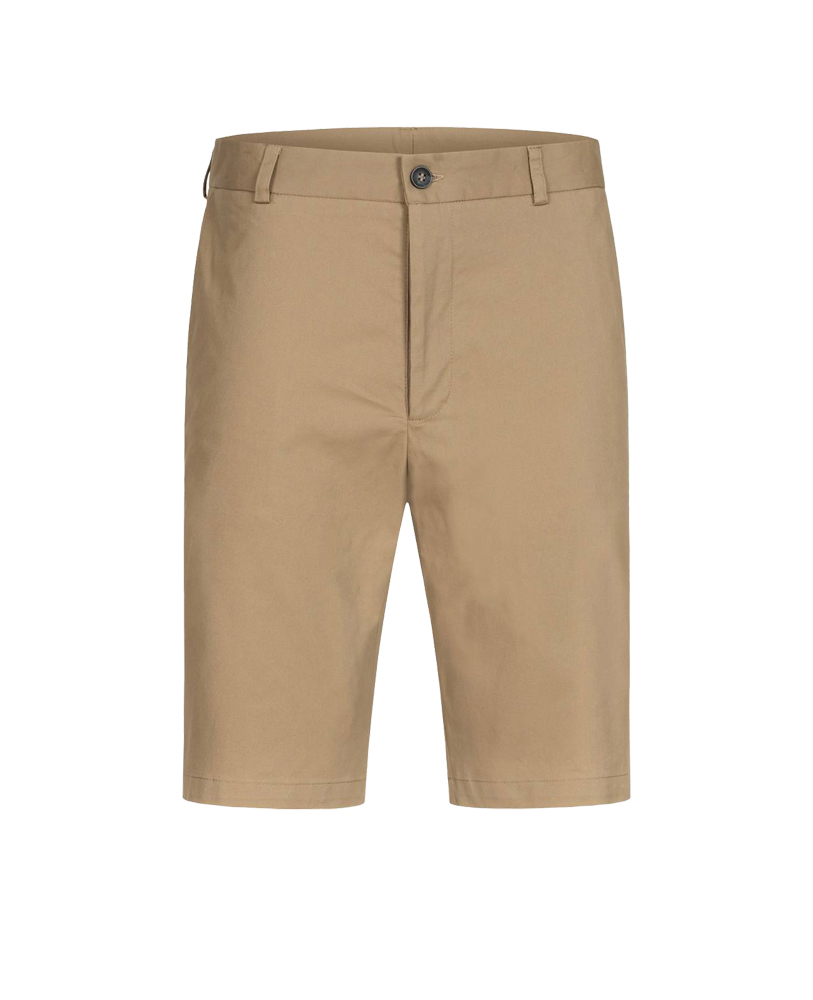 BEIGE COTTON SHORTS