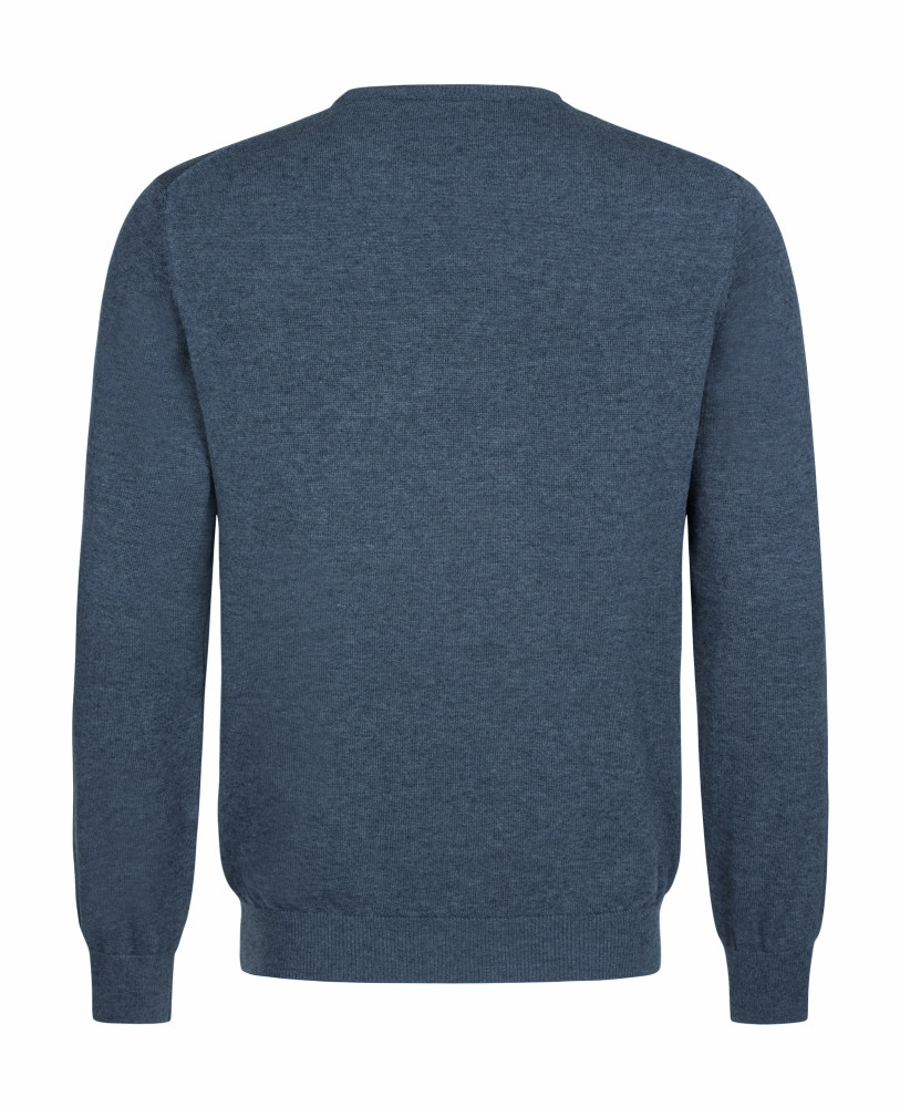 BLUE CREW NECK JUMPER