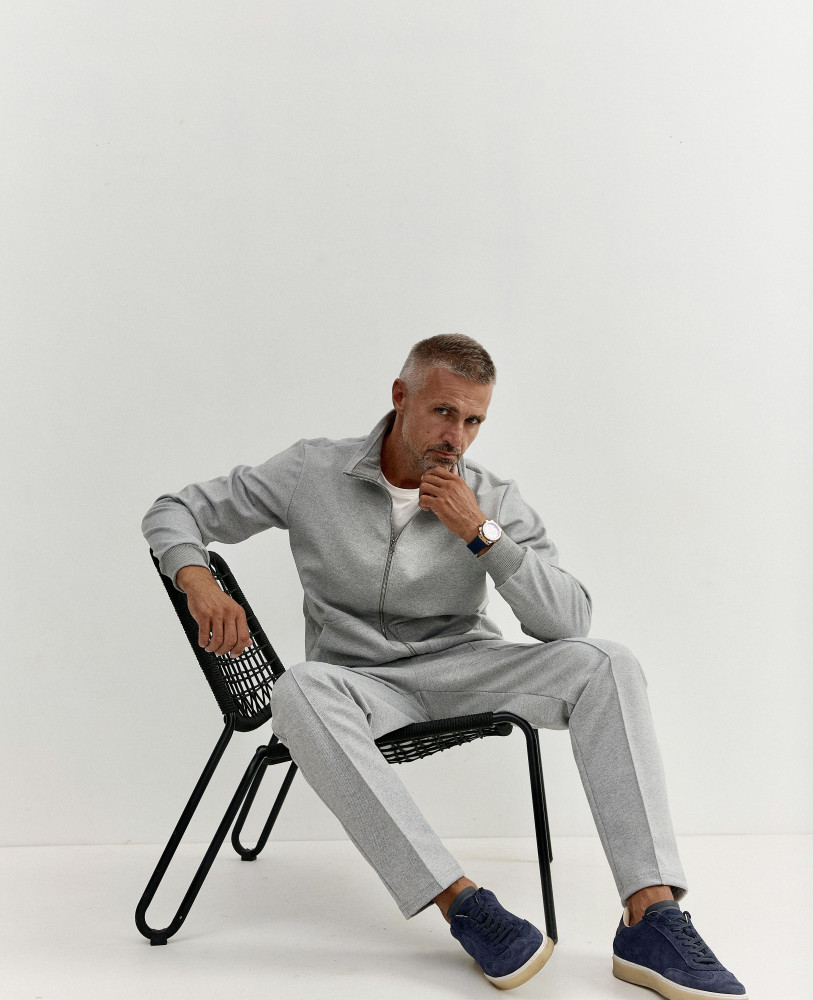 CASUAL GREY CASHMERE SUIT 