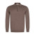 KNITTED HALF-ZIP POLO MOCCO