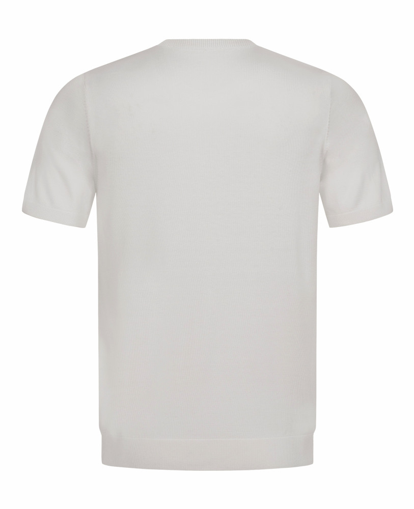 KNITTED WHITE T-SHIRT