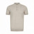 KNITTED SILK POLO BUTTONS BEIGE