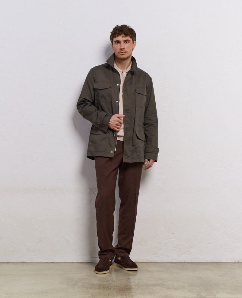 Trenchcoat brown graphite