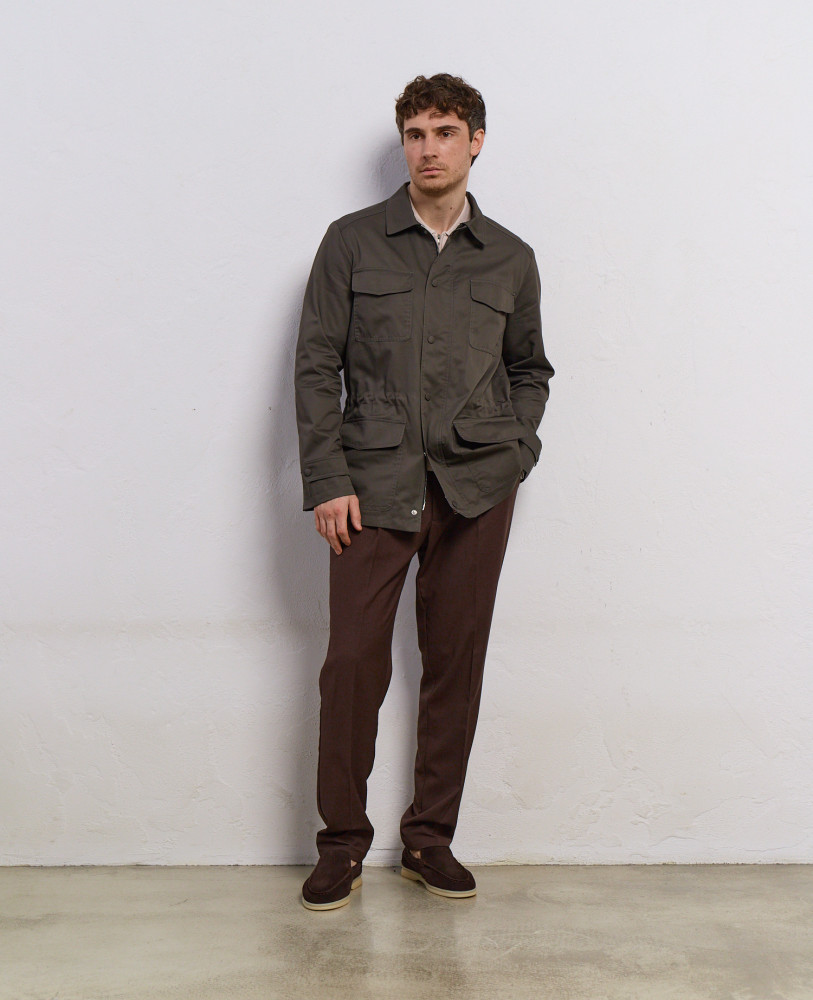 Trenchcoat brown graphite