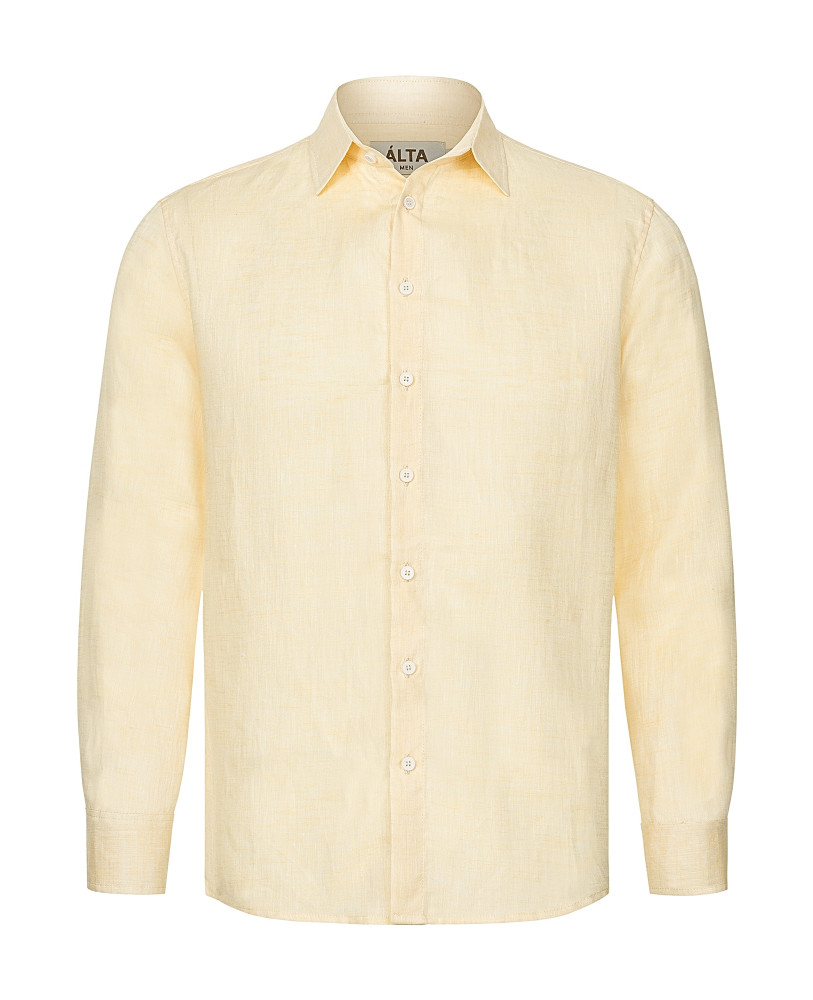 LEMON LINEN SHIRT