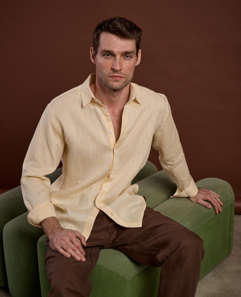 LEMON LINEN SHIRT