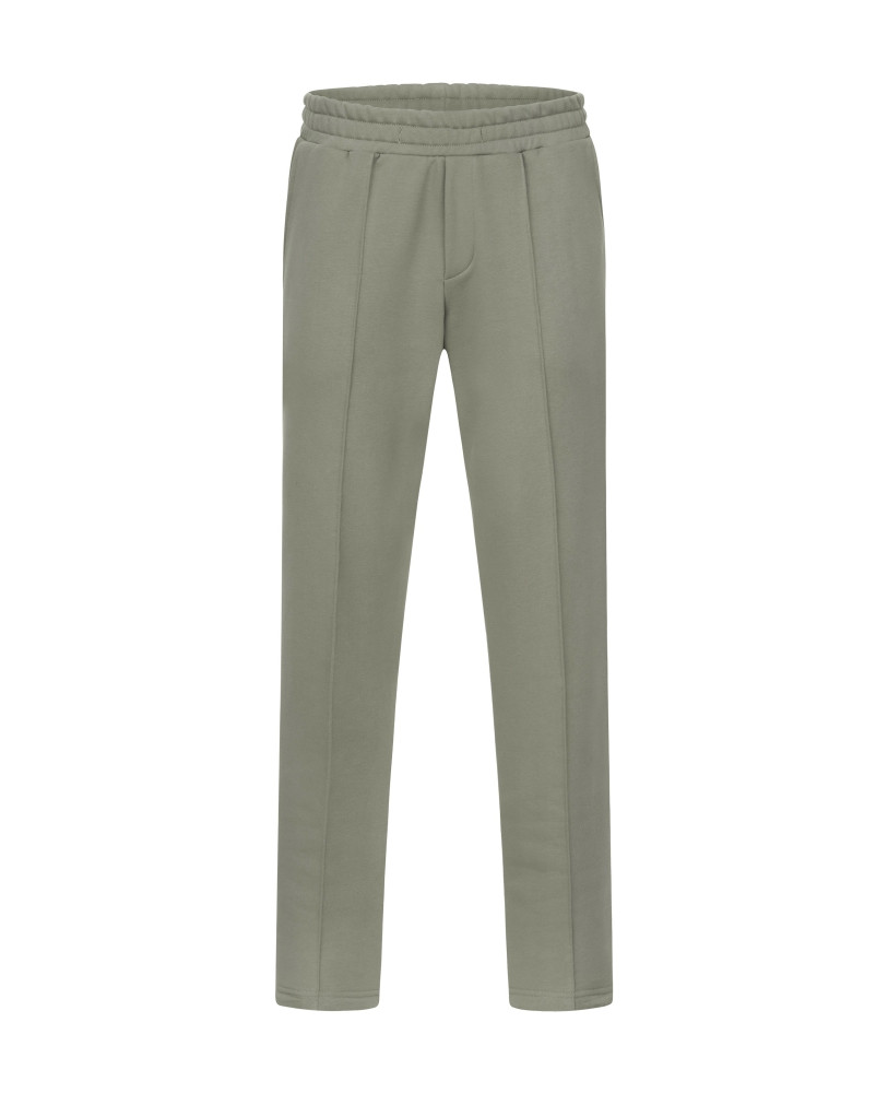 OLIVE COTTON PANTS