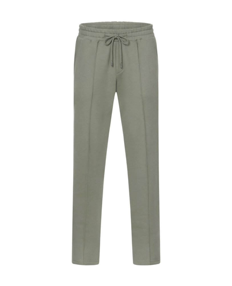 OLIVE COTTON PANTS