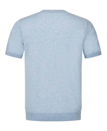 KNITTED BLUE T-SHIRT