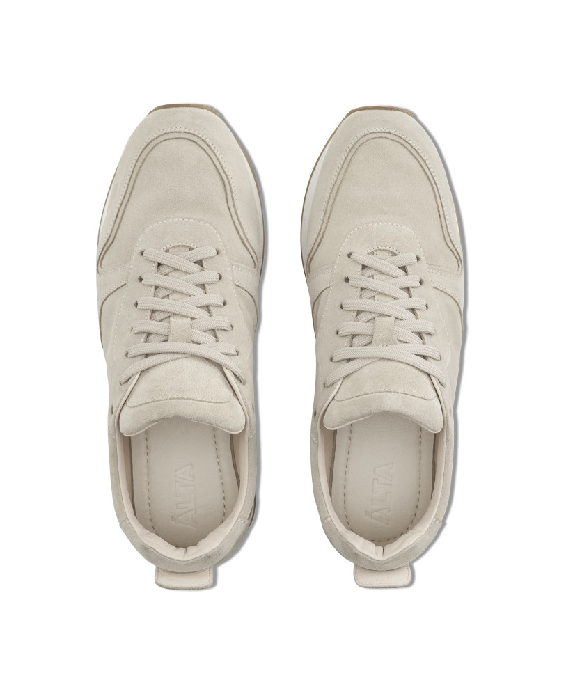 BEIGE SUEDE SNEAKERS