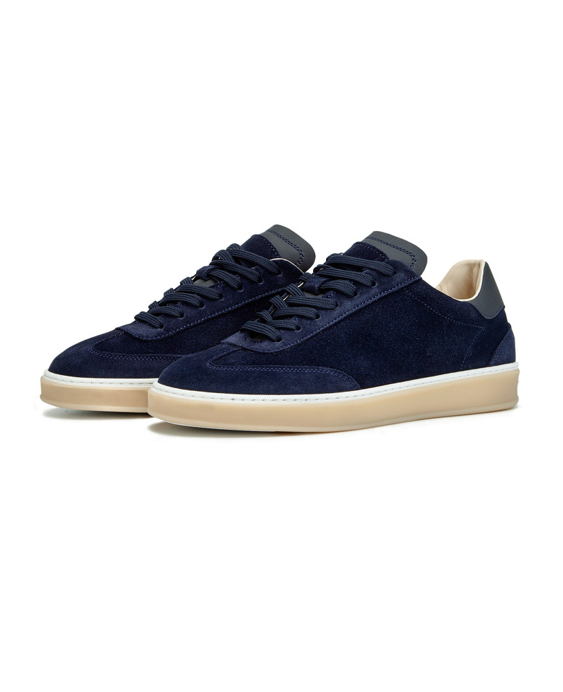 DARK NAVY SUEDE SNEACKERS