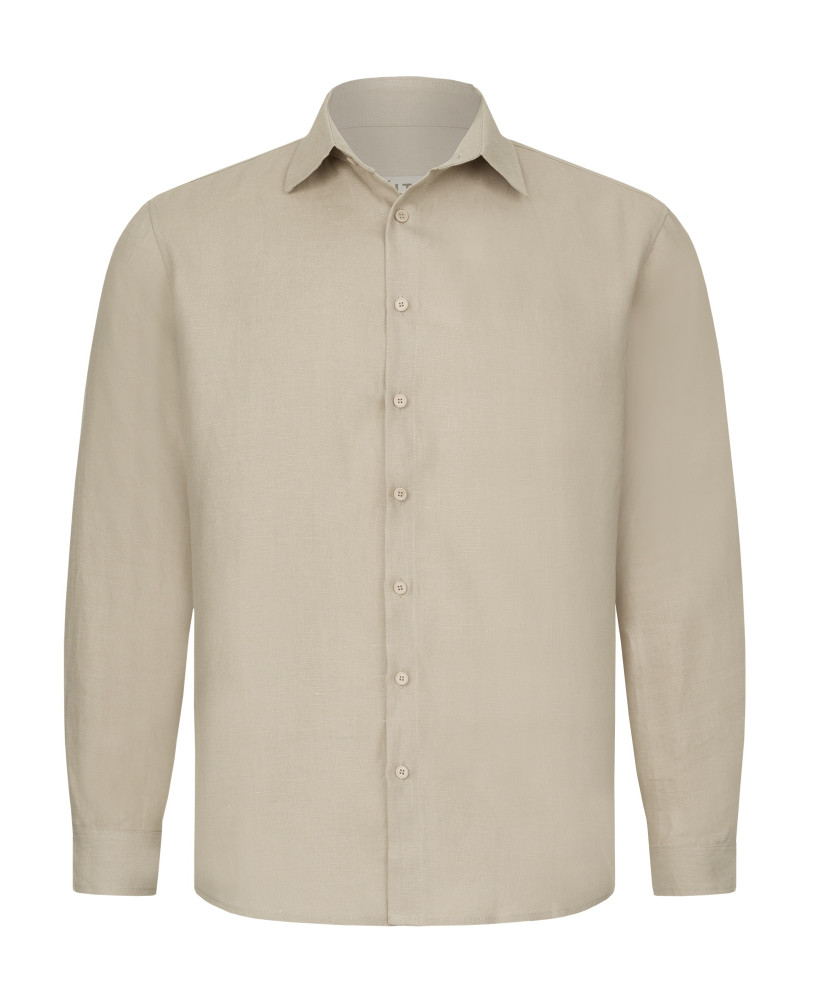 SAND LINEN SHIRT