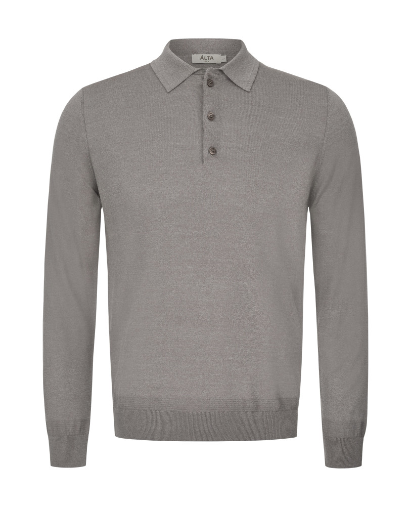 ASHEN SILK POLO