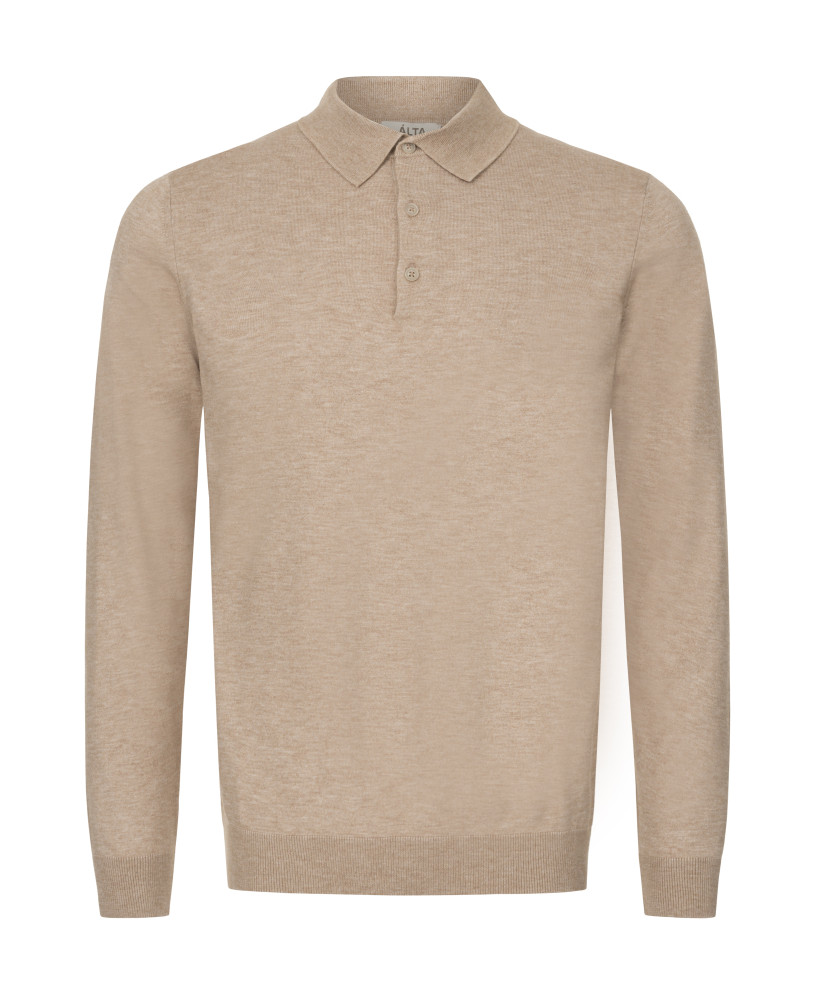 CASHMERE POLO MUSTARD