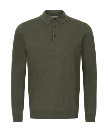 CASHMERE POLO KHAKI