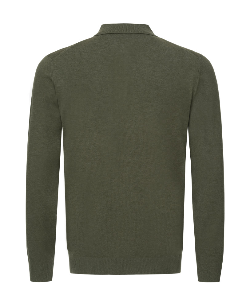 CASHMERE POLO KHAKI