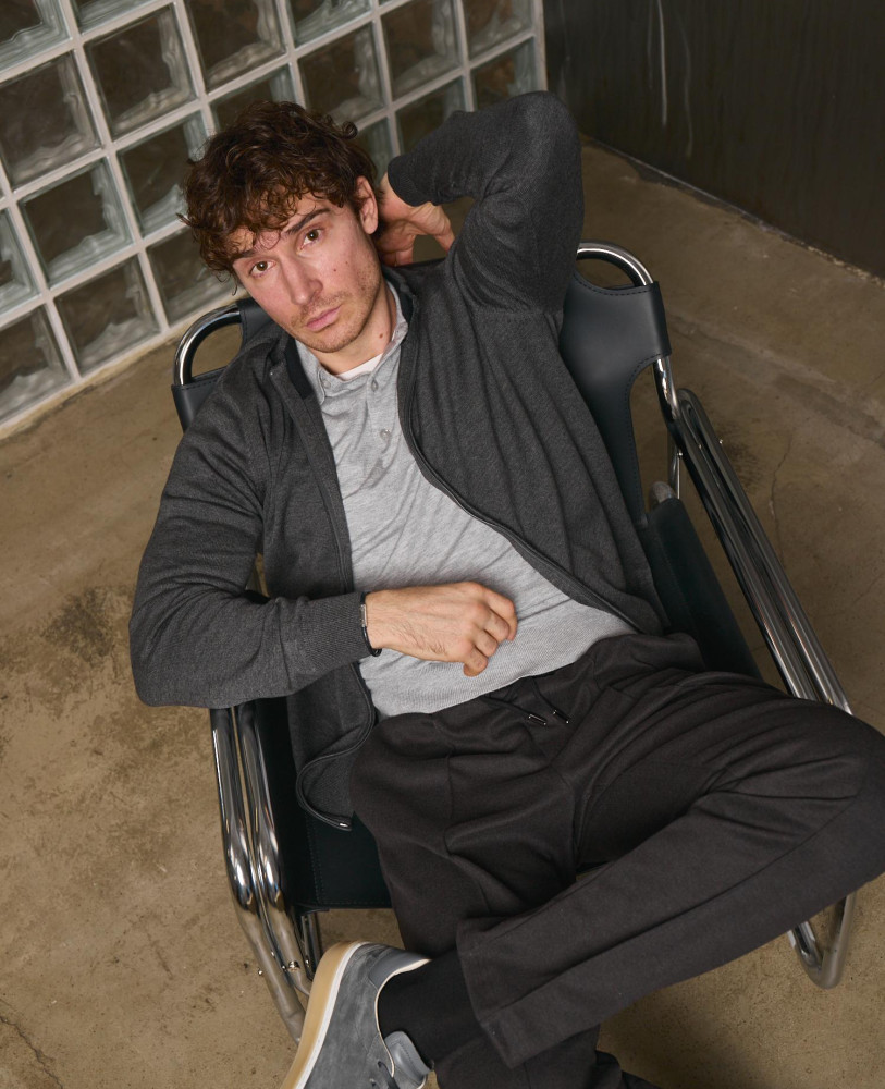 CASHMERE POLO GREY