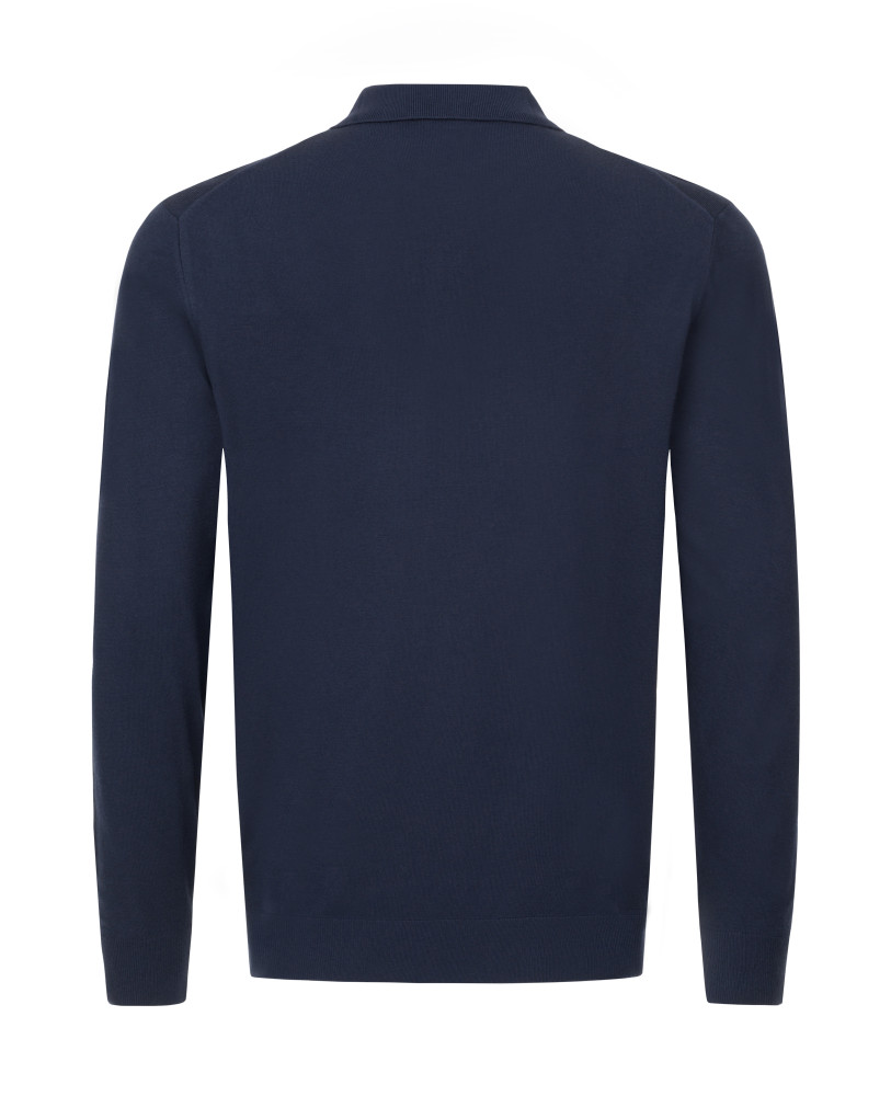 CASHMERE POLO NAVY BLUE