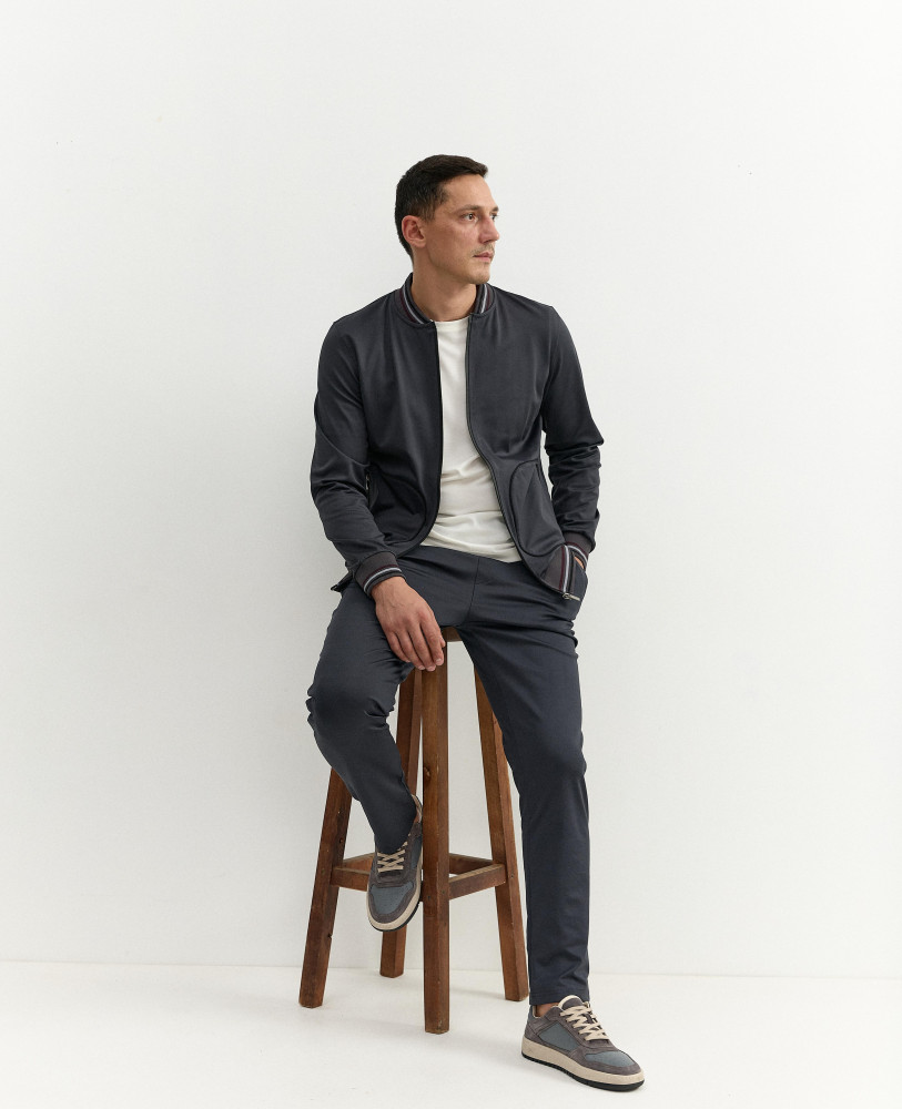 SPORT-CASUAL SUIT GRAPHITE