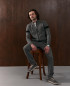 GREY TENOR SUIT WITH A STAND