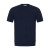 KNITTED SILK T-SHIRT NAVY BLUE