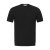 BLACK SILK KNITTED T-SHIRT
