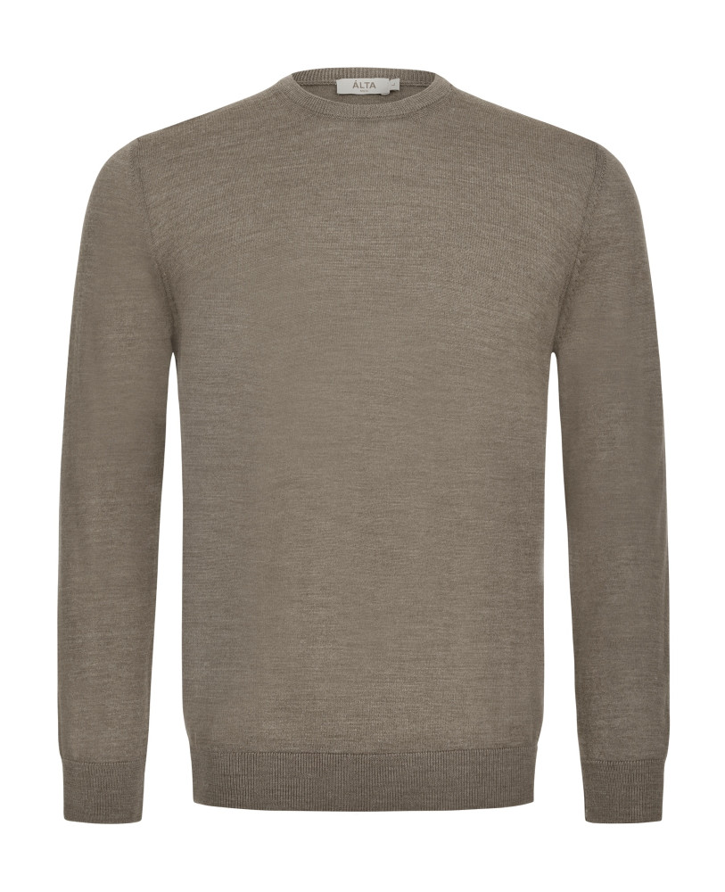 MERINO WOOL SWEATER BEIGE