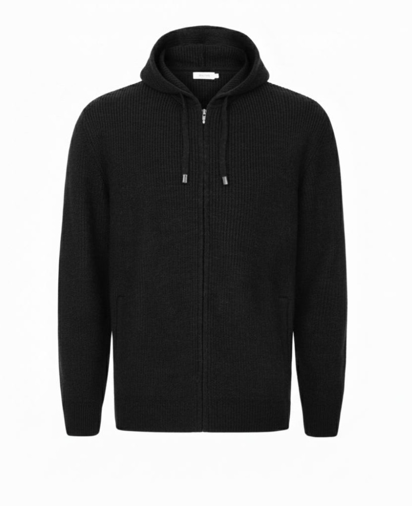 WOOL CARDIGAN BLACK