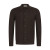 KNITTED CARDIGAN MADE OF BROWN MERINO WOOL