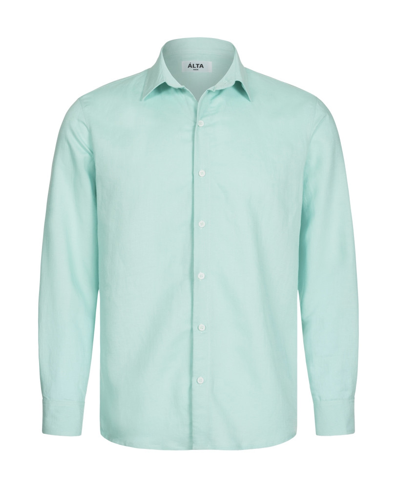 MINT LINEN SHIRT