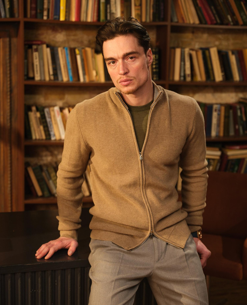 MOCHA CHUNKY KNIT CARDIGAN