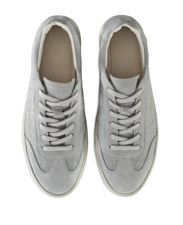 SNEAKERS GREY-WOOL
