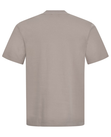 T-SHIRT MADE OF POLISHED COTTON MOCHA 