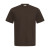 T-SHIRT MADE OF POLISHED COTTON BROWN