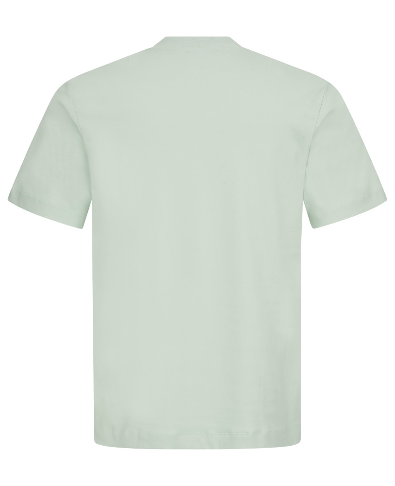 T-SHIRT MADE OF POLISHED COTTON MINT