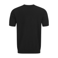 BLACK RAGLAN T-SHIT POLO SHIRT