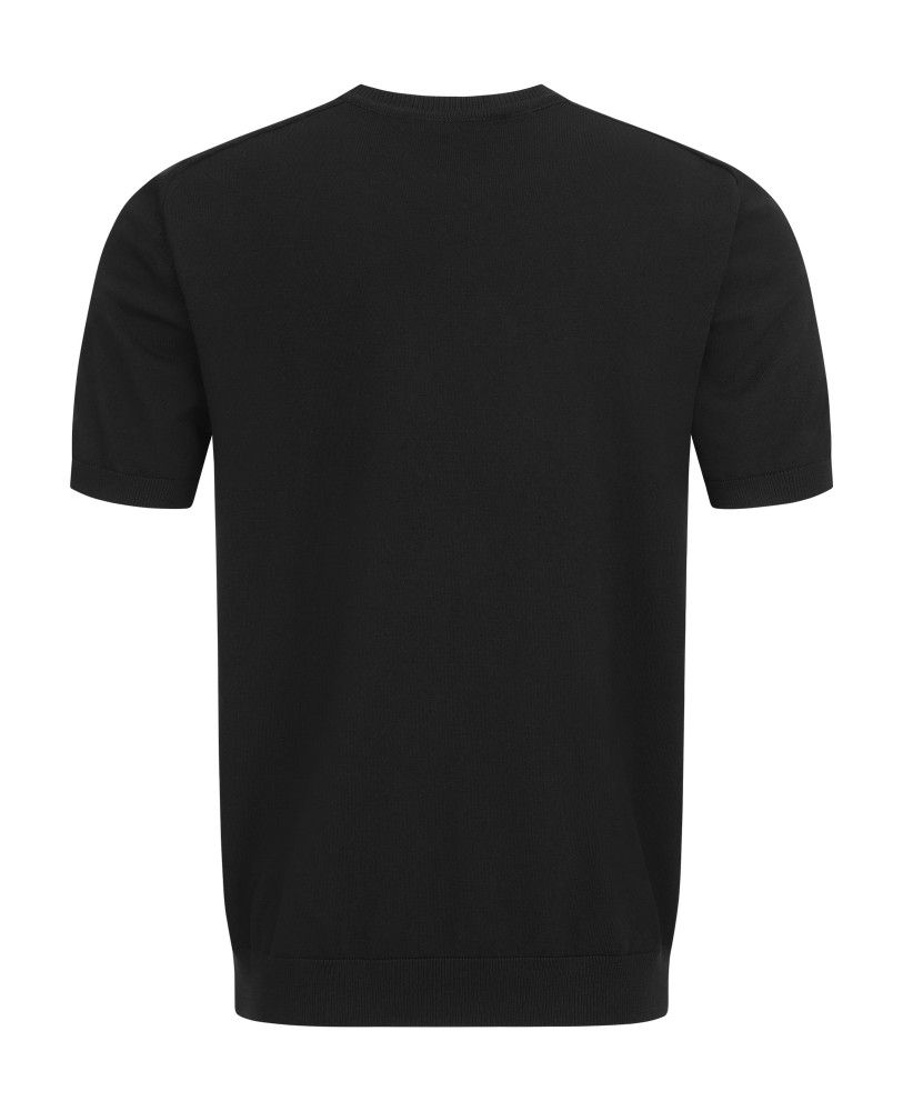 BLACK RAGLAN T-SHIT POLO SHIRT