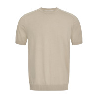 BEIGE RAGLAN T-SHIT POLO SHIRT