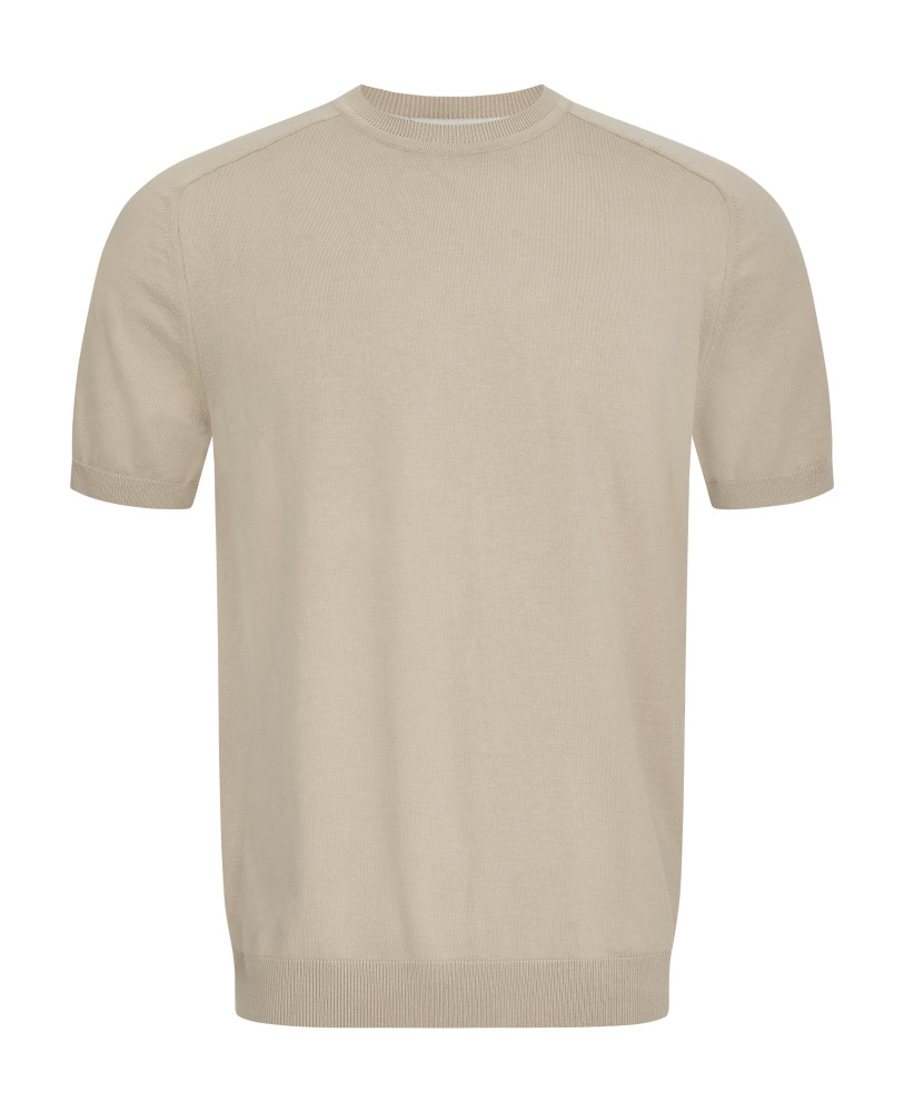 BEIGE RAGLAN T-SHIT POLO SHIRT