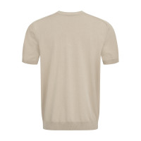 BEIGE RAGLAN T-SHIT POLO SHIRT
