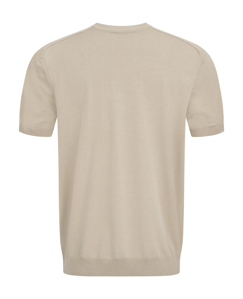 BEIGE RAGLAN T-SHIT POLO SHIRT