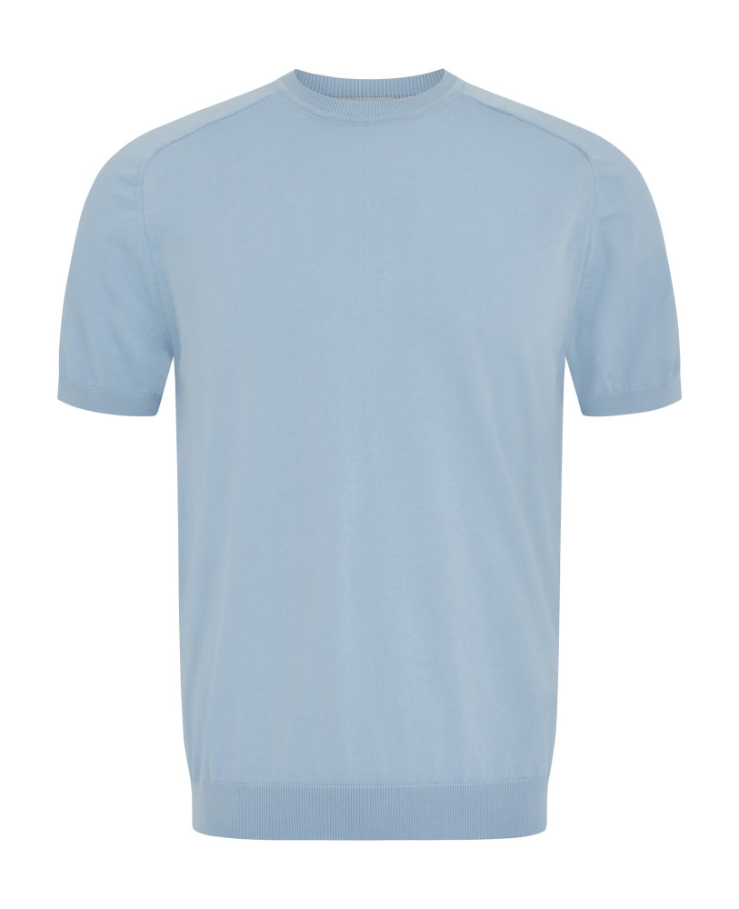 LIGHT BLUE RAGLAN T-SHIT POLO SHIRT