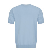 LIGHT BLUE RAGLAN T-SHIT POLO SHIRT